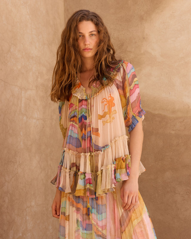 Blouse Malba - Jaune - Image 2