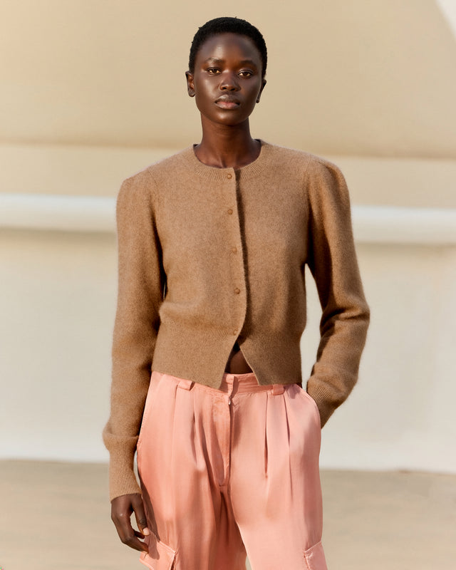 Cardigan Smit - Taupe - Image 3