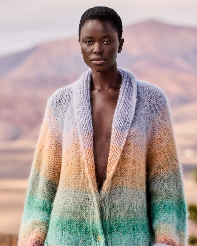 Stone Cardigan - Blue - Image 2