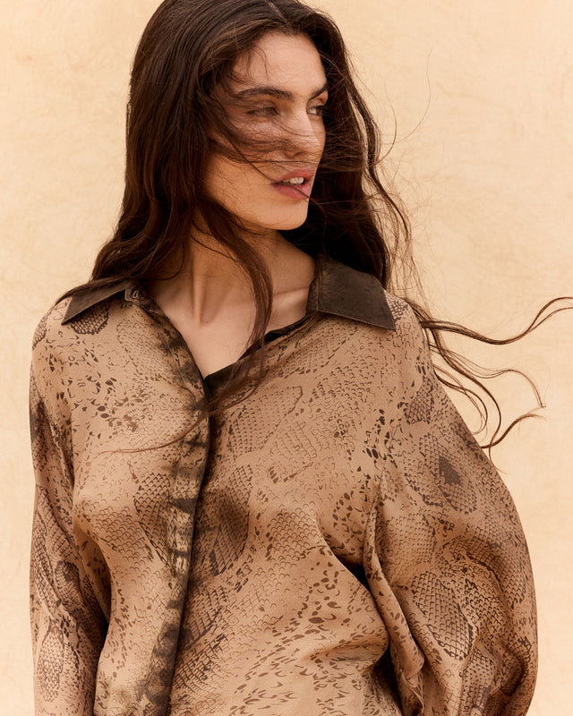 Chemise Thurman - Marron - Image 3