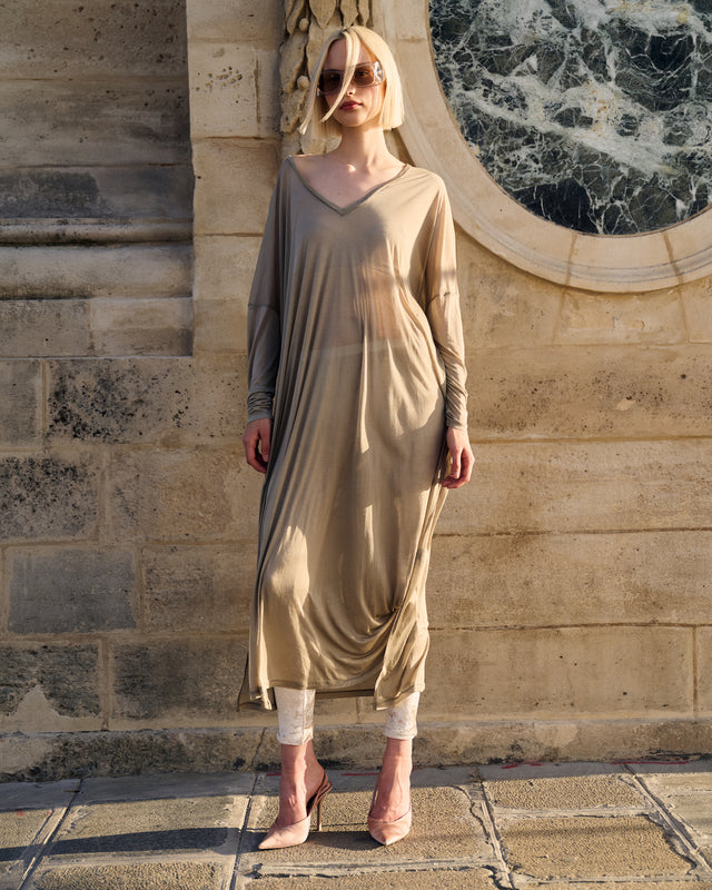 Robe Alb - Beige - Image 2