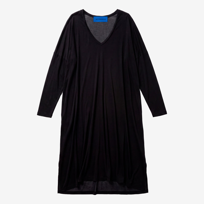 Robe Alb - Noir