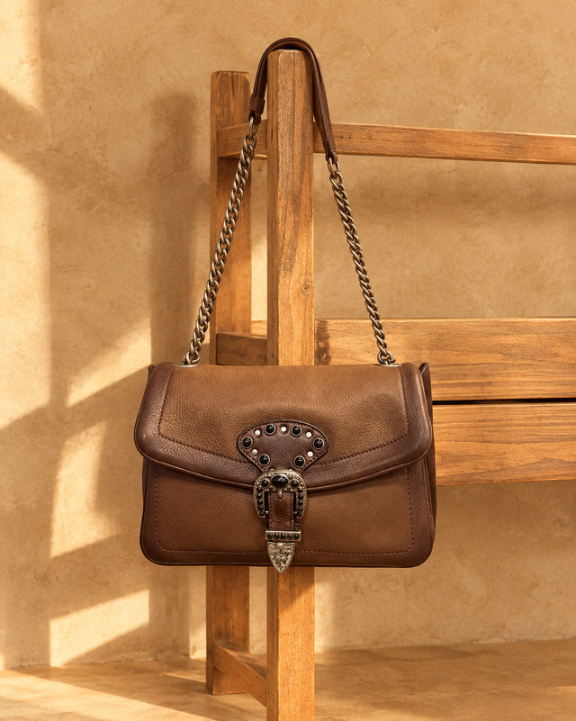 Sac Baguet - Marron - Image 1