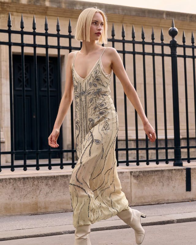 Robe Breny - Argente - Image 1