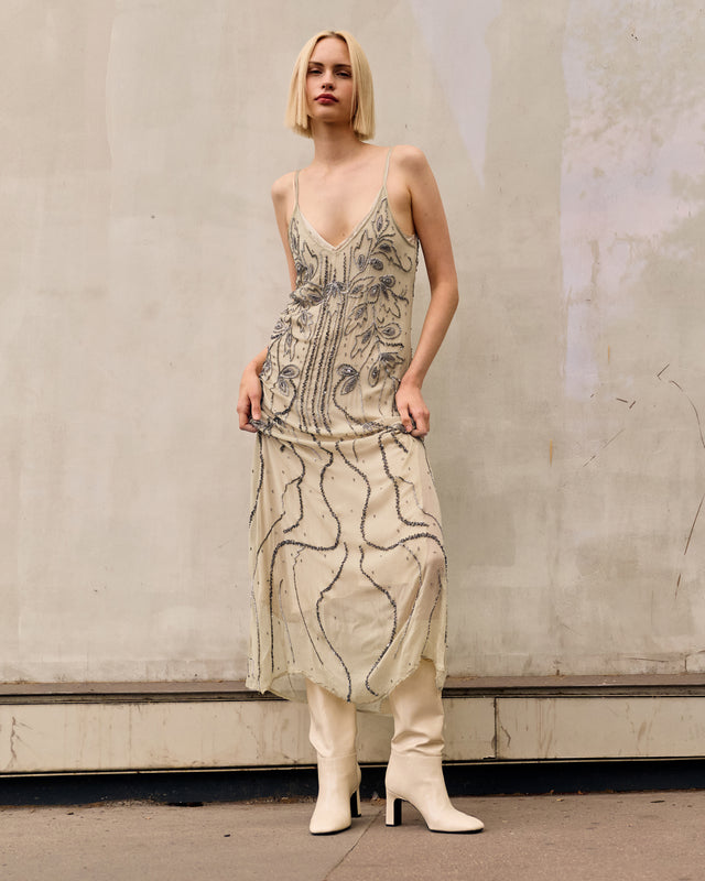 Robe Breny - Argente - Image 2