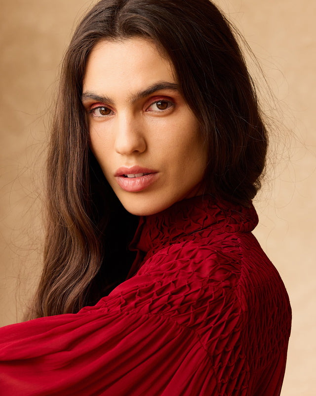 Blouse Esmeralda - Rouge - Image 3