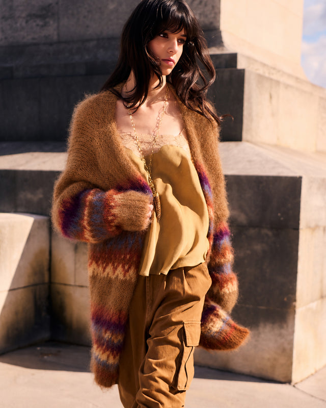 Manteau Fadel - Marron - Image 1