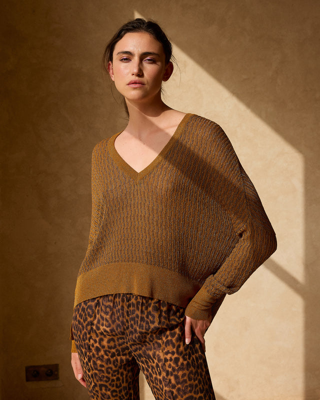 Glee Sweater - Gold - Image 2