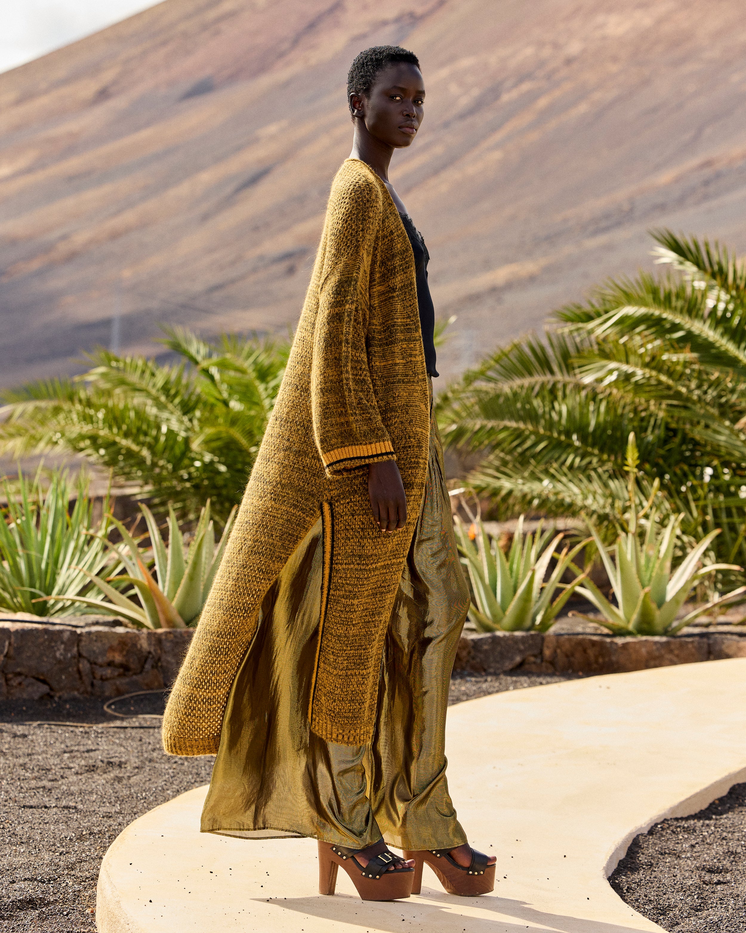 Lurene Khaki Kimono | Mes Demoiselles – Mes Demoiselles Paris