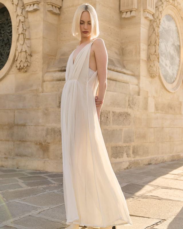 Robe Nina - Écru - Image 1