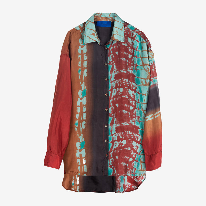 Chemise Plis - Rouge