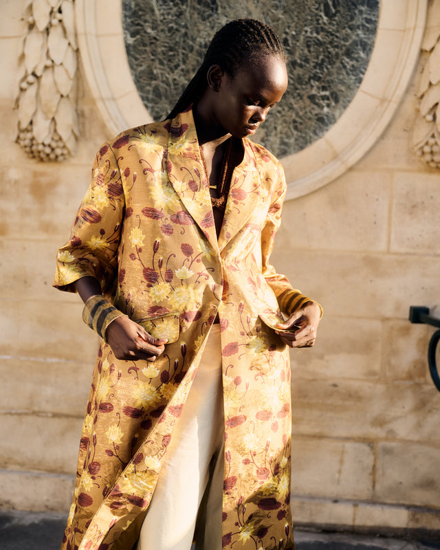 Reve Coat - Ocher - Image 2