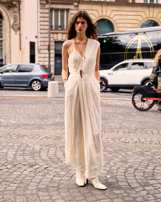 Sym Dress - Ecru - Image 3
