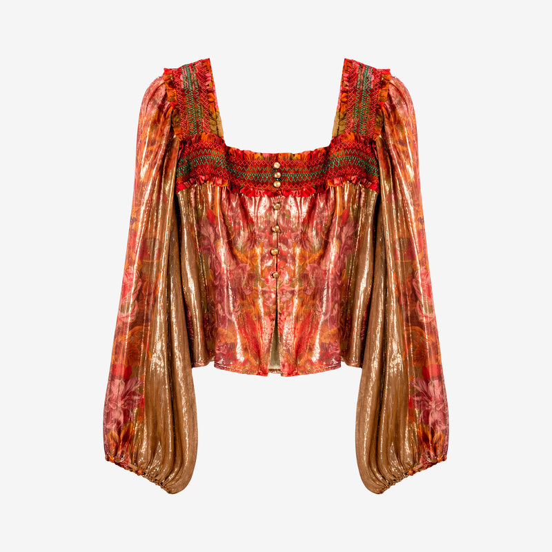 Blouse Wiwi - Rouge