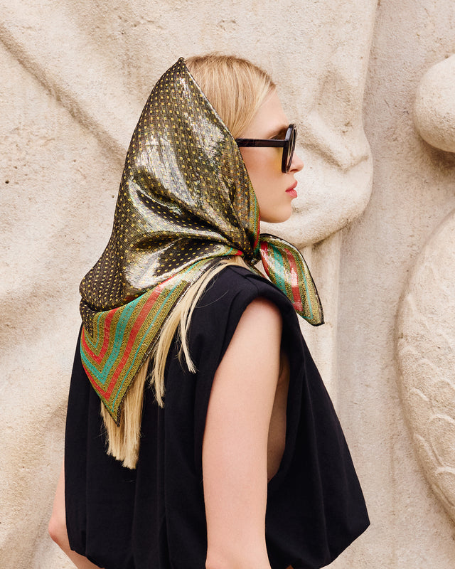 Foulard Avri - Noir - Image 1