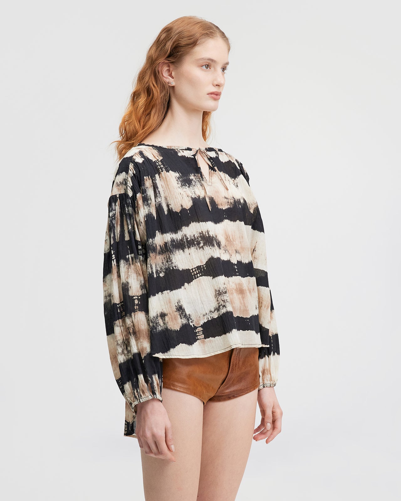 Blouse Foli - Beige - Image 3