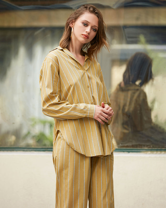 Boaz Shirt - Yellow - Image 1