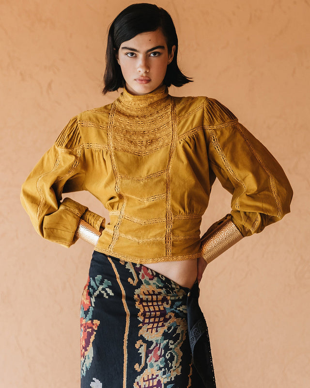 Blouse Bonnie Ocre | Mes Demoiselles Paris - Image 1