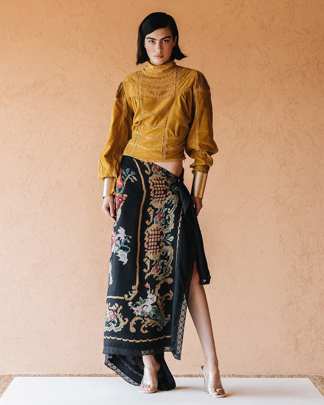 Blouse Bonnie Ocre | Mes Demoiselles Paris - Image 2