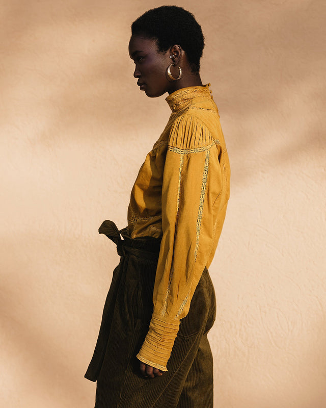 Blouse Bonnie Ocre | Mes Demoiselles Paris - Image 3