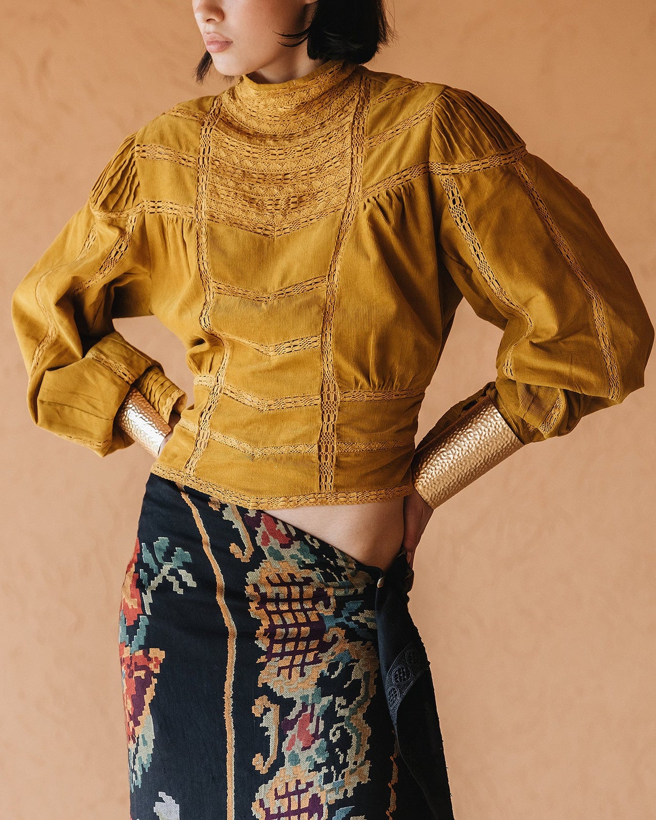 Blouse Bonnie Ocre | Mes Demoiselles Paris - Image 6