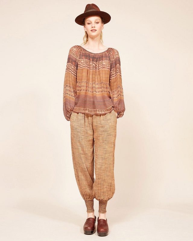 Blouse Cecilia Imprimé parme | Mes Demoiselles Paris - Image 3