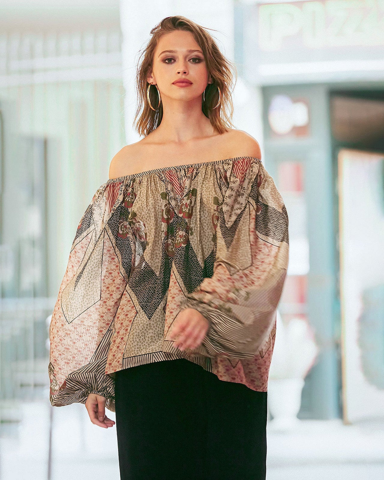 Blouse Icosandre Multicolore | Mes Demoiselles Paris - Image 4