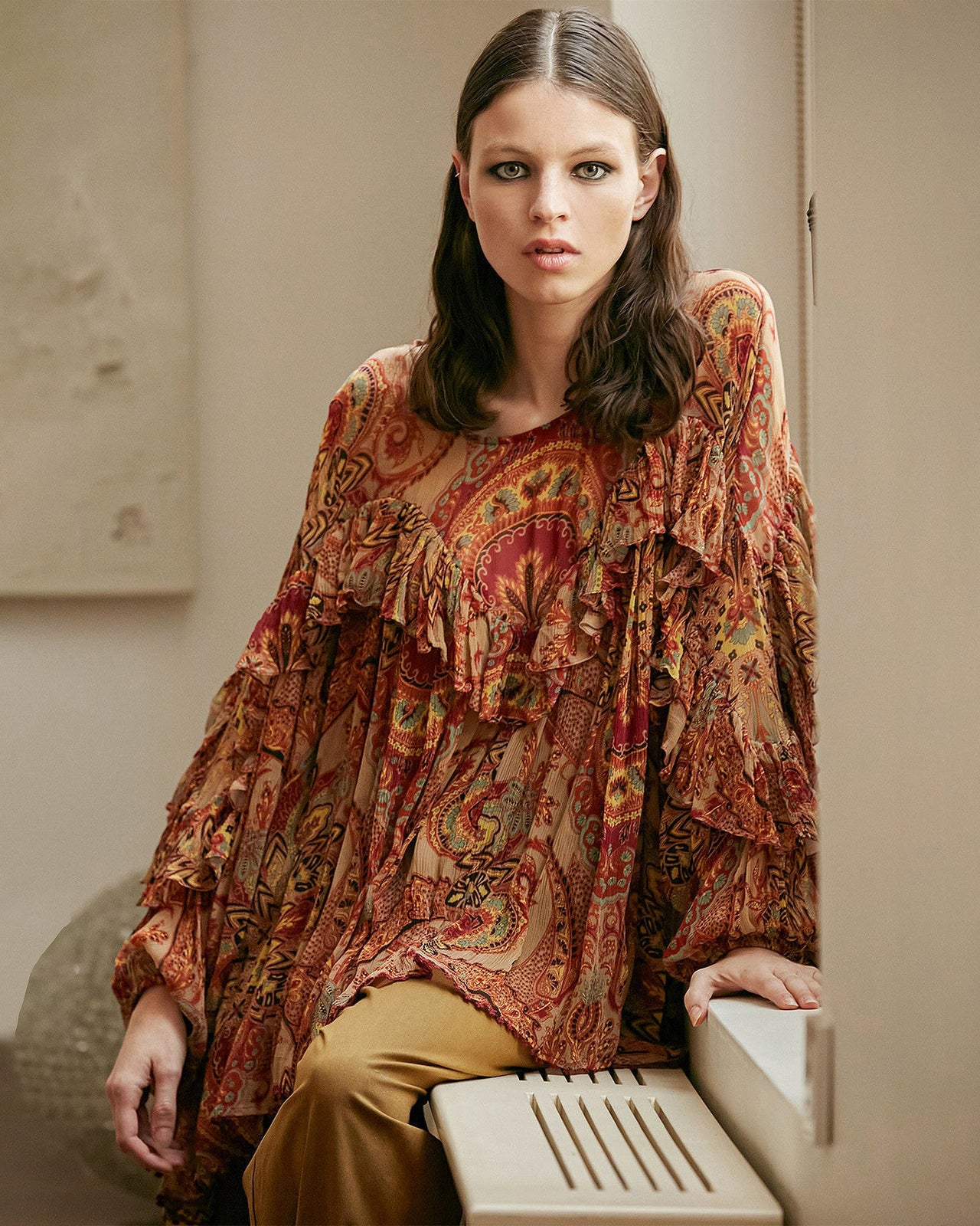 Blouse Latifah Imprimé fleuri | Mes Demoiselles Paris - Image 1