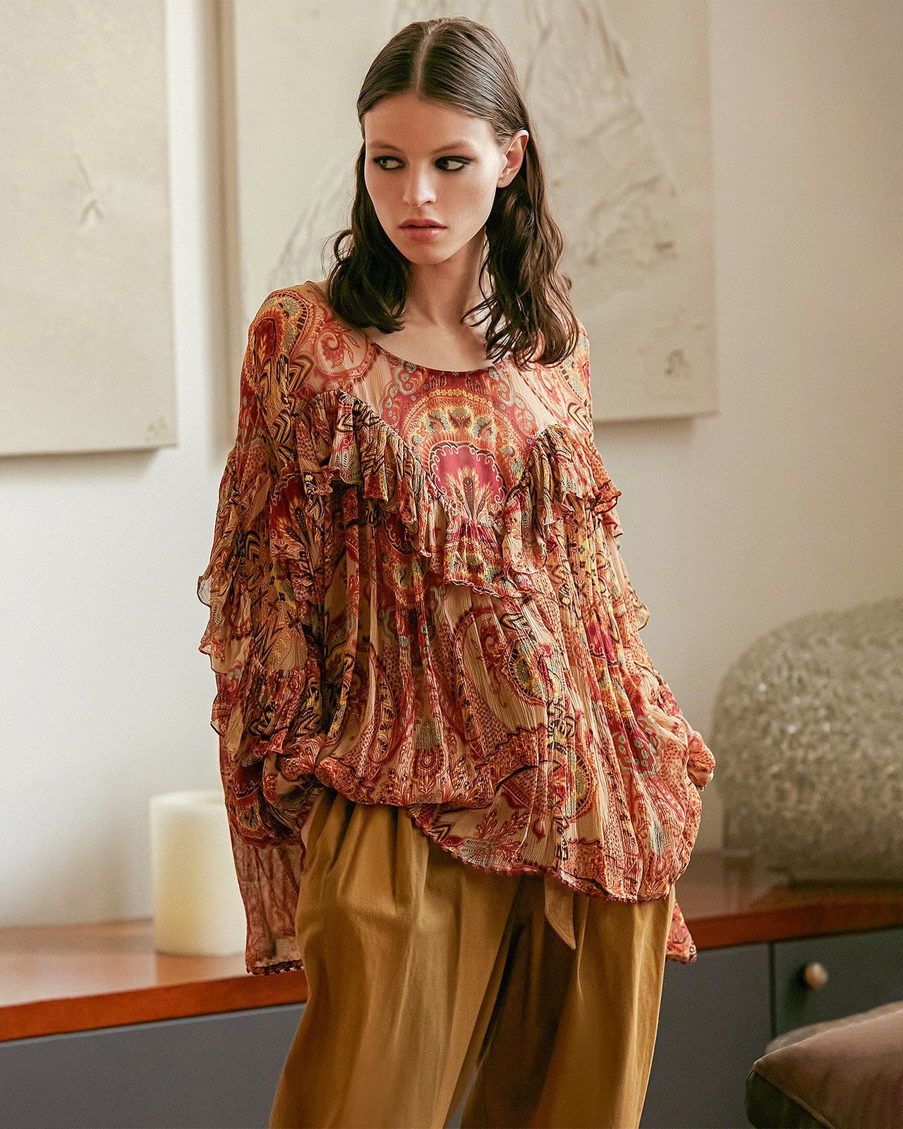 Blouse Latifah Imprimé fleuri | Mes Demoiselles Paris - Image 2