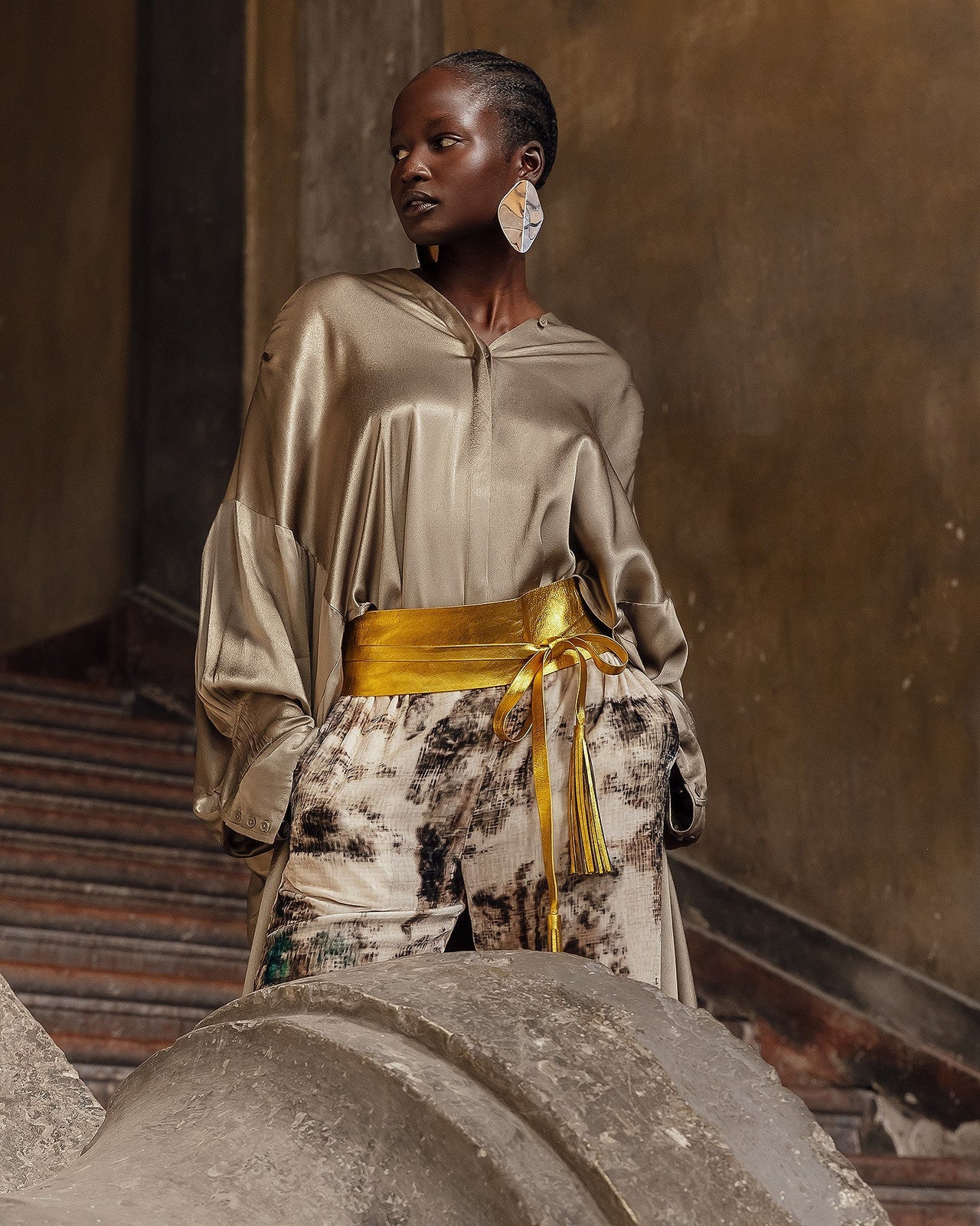 Blouse Suram  Kaki | Mes Demoiselles Paris - Image 3