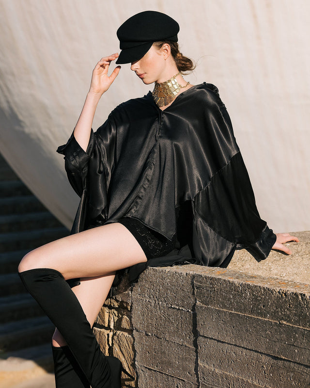 Blouse Suram  Noir | Mes Demoiselles Paris - Image 2