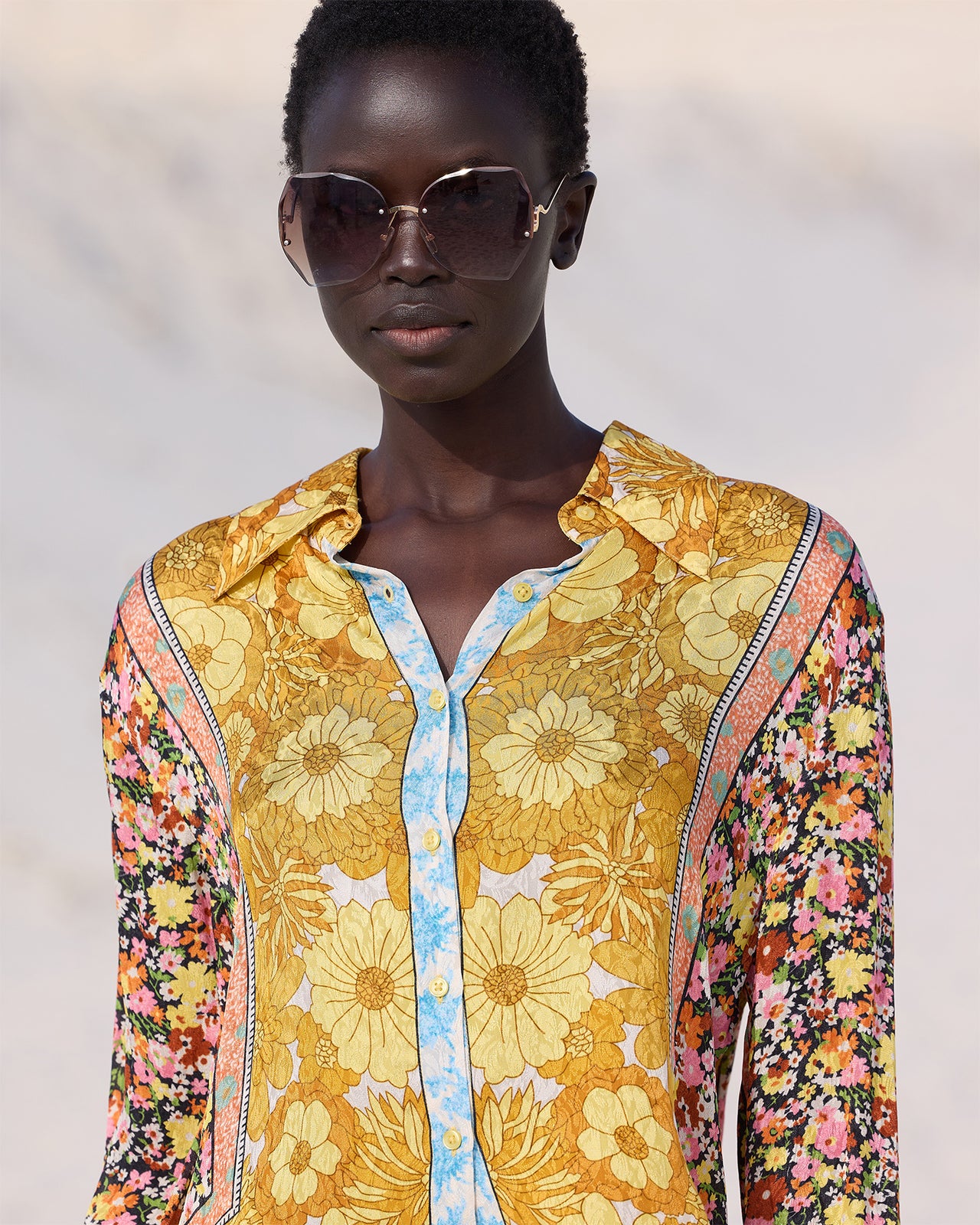 Chemise Cally - Jaune - Image 5