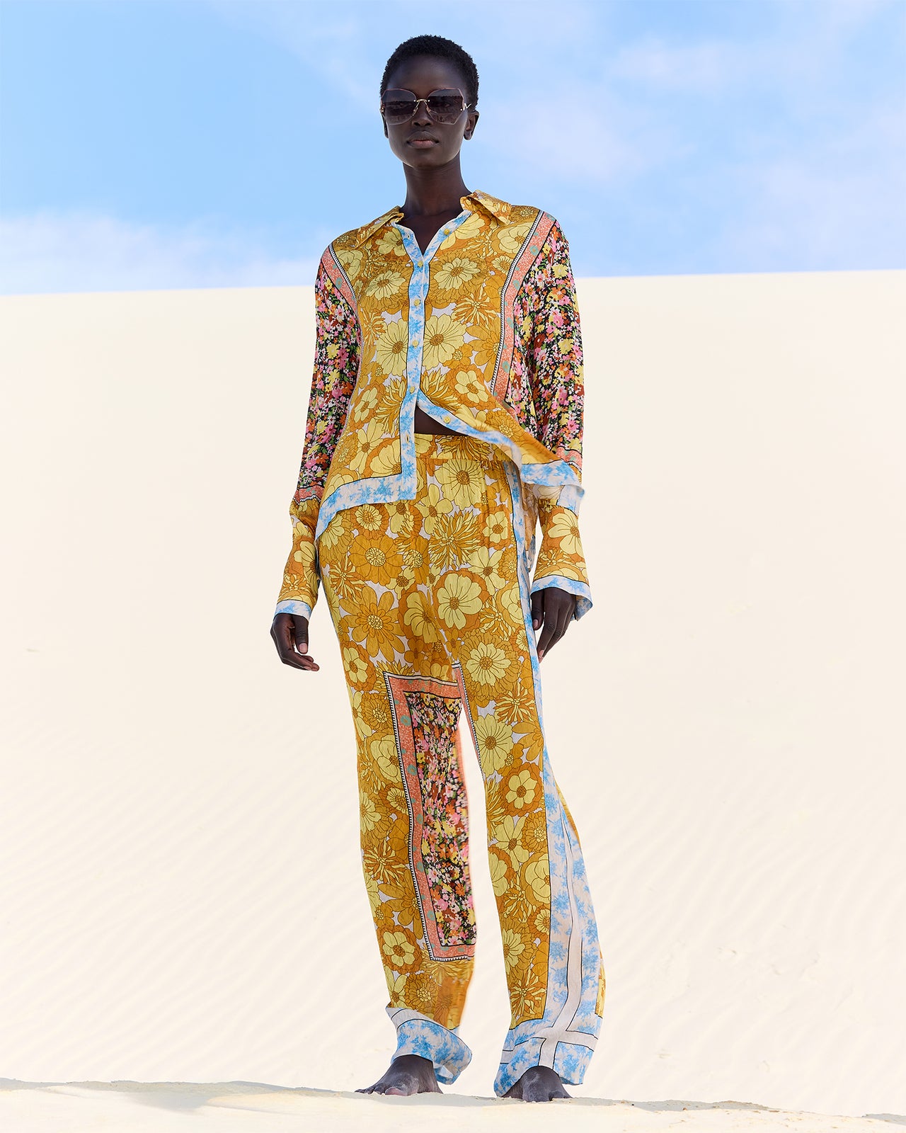 Chemise Cally - Jaune - Image 1