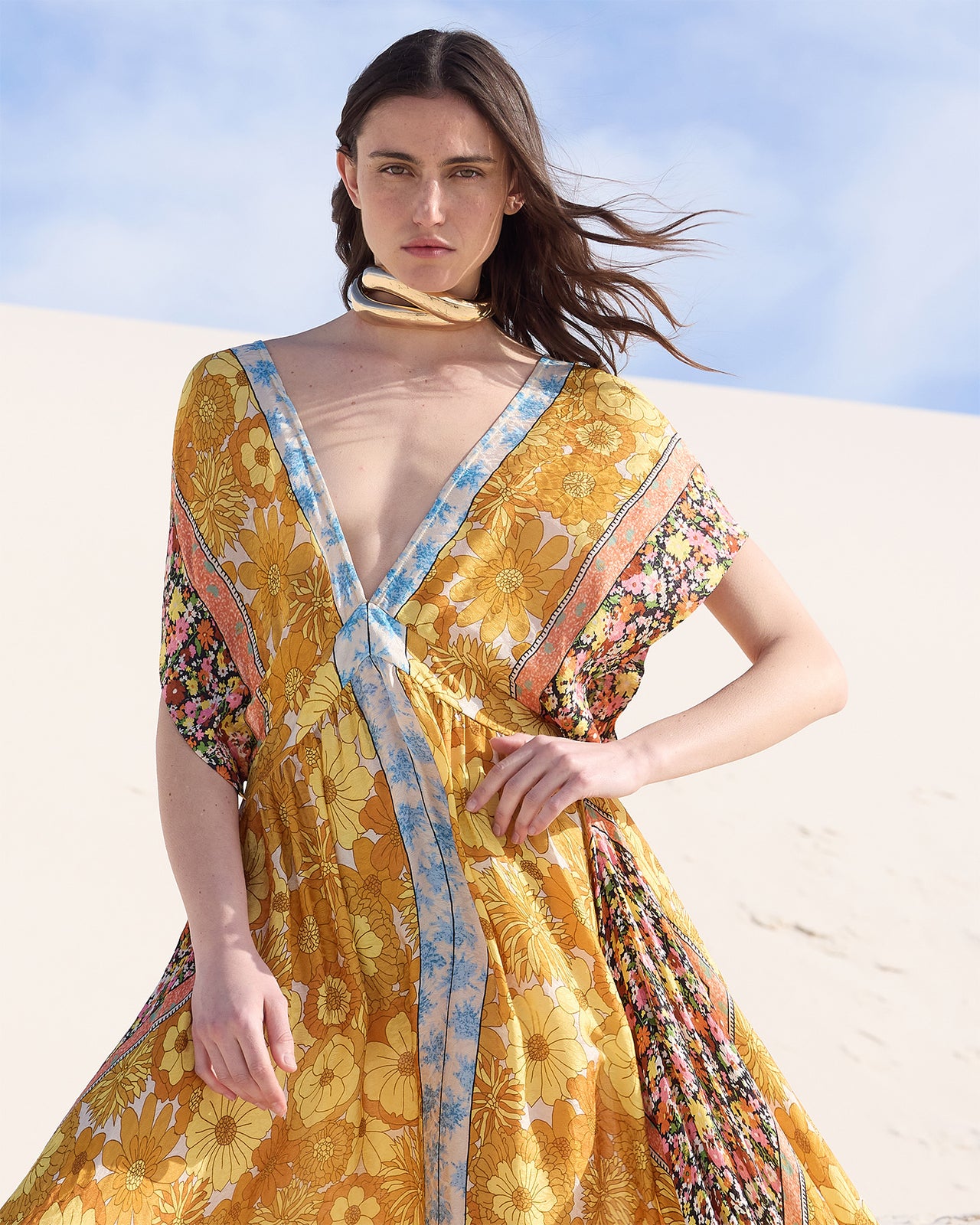 Dress Carly - Yellow - Image 3