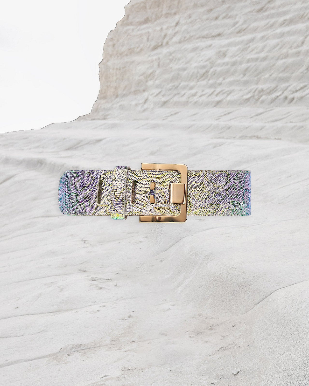 Ceinture Mylene FOREVER BLUE PYTHON | Mes Demoiselles Paris - Image 1