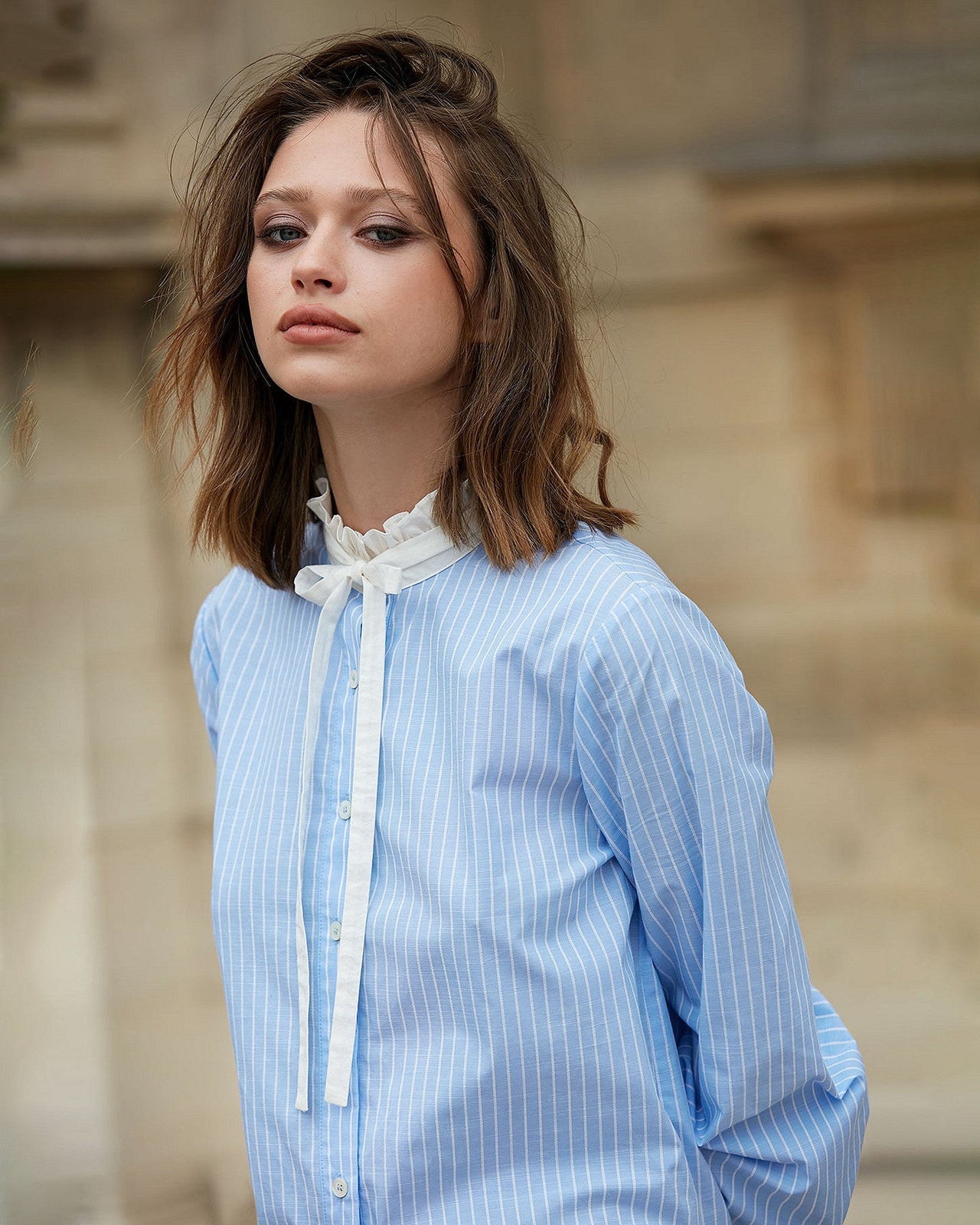 Chemise Christofle Rayé bleu | Mes Demoiselles Paris - Image 4