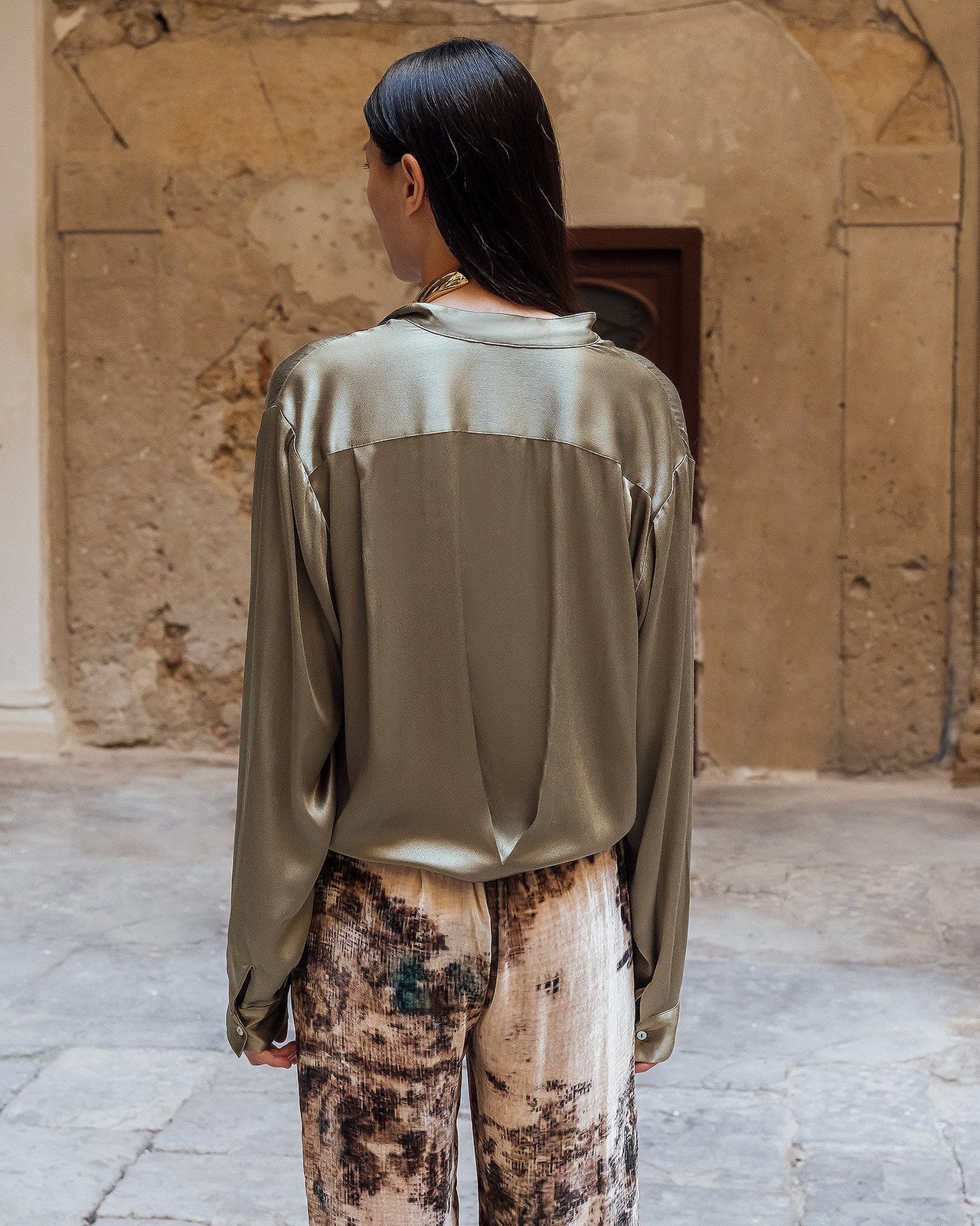 Chemise Siwa  Kaki | Mes Demoiselles Paris - Image 4