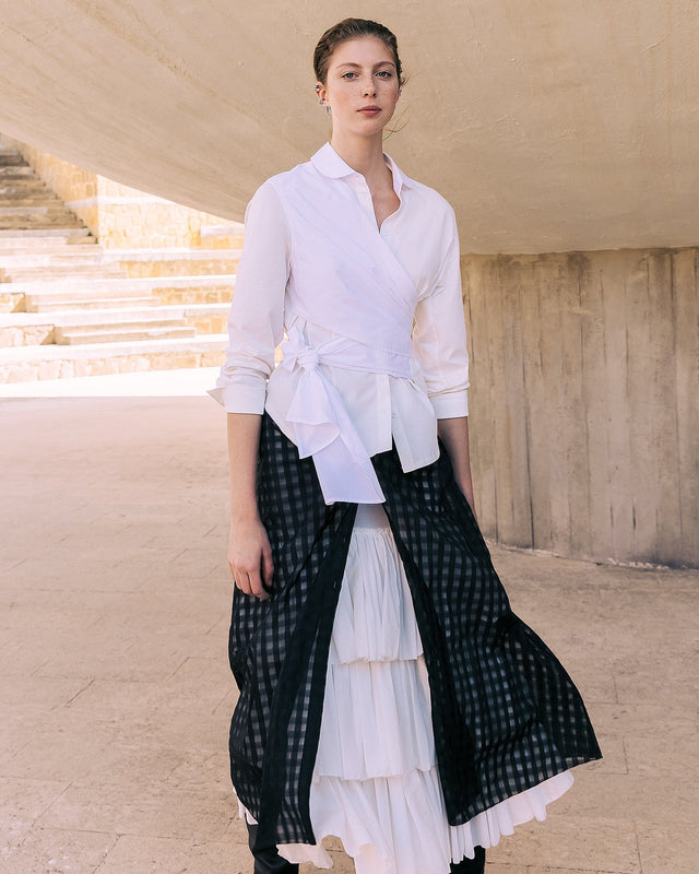 Chemise Violette  Blanc | Mes Demoiselles Paris - Image 1