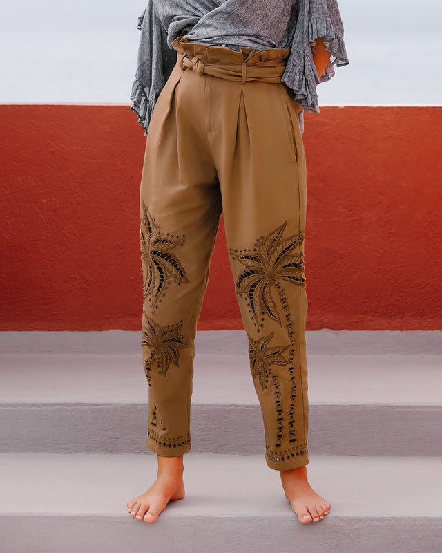 Dalma Pants - Olive - Image 2