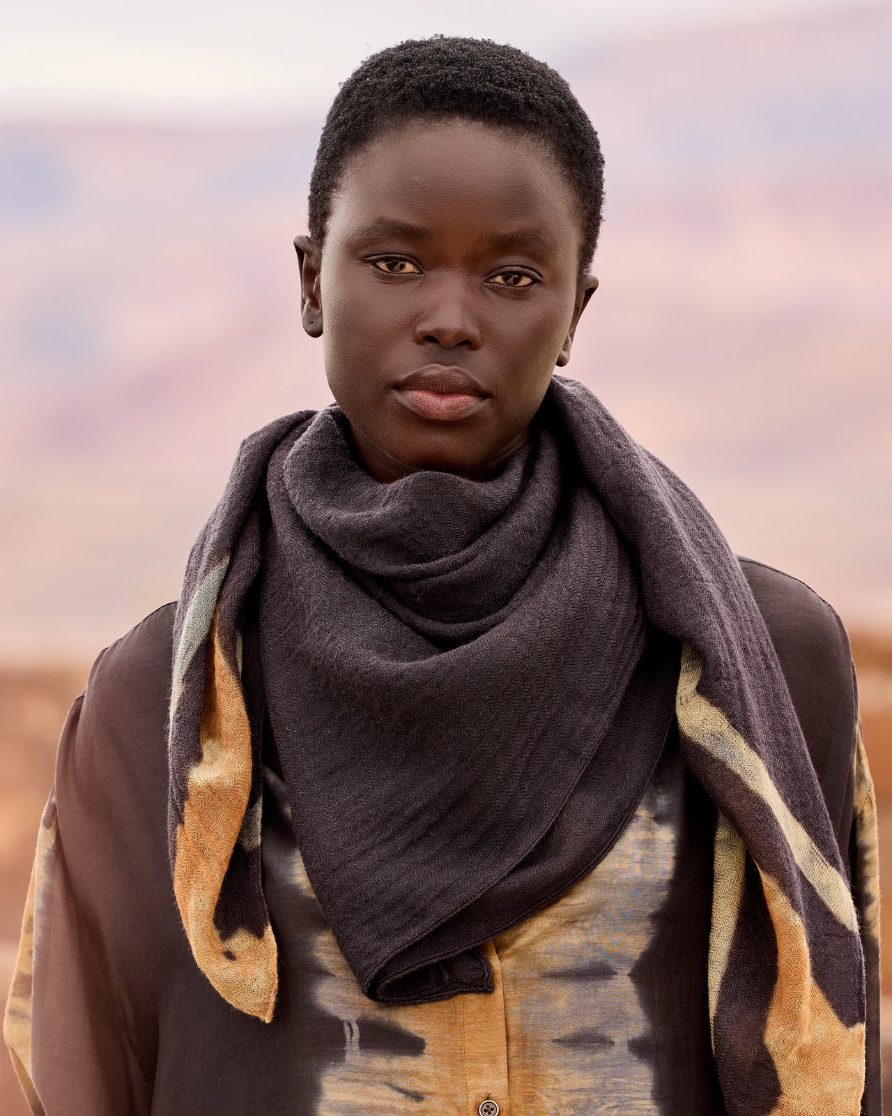 Lu Scarf - Ocre - Image 1