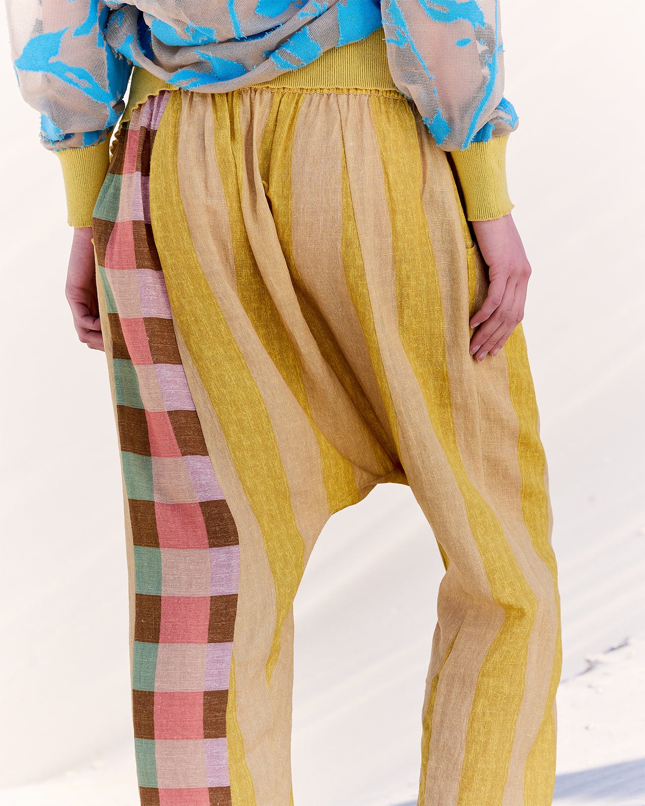 Pantalon Evira - Jaune - Image 2