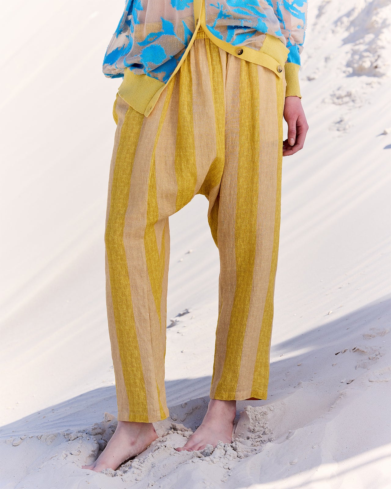 Pantalon Evira - Jaune - Image 3