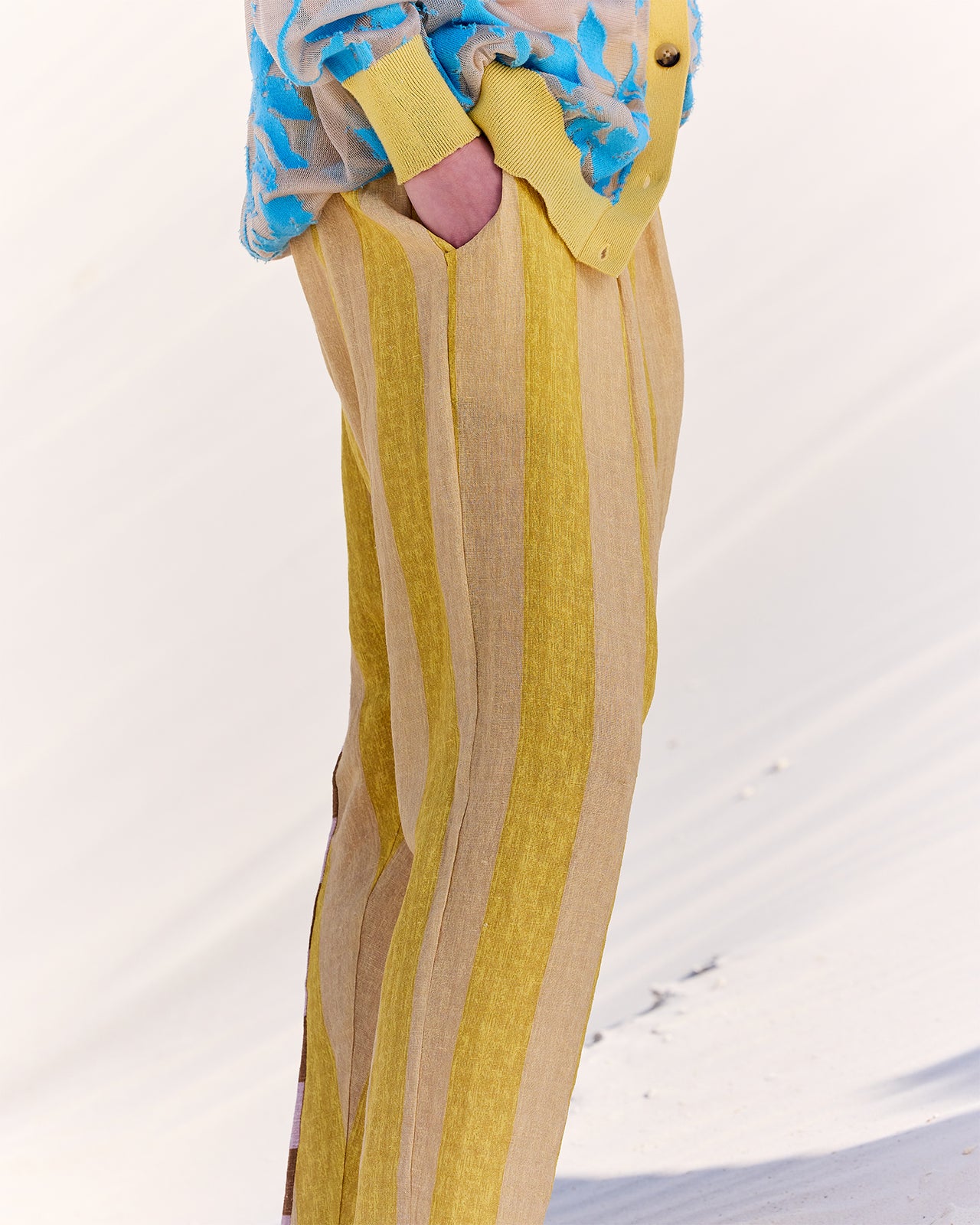 Pantalon Evira - Jaune - Image 4
