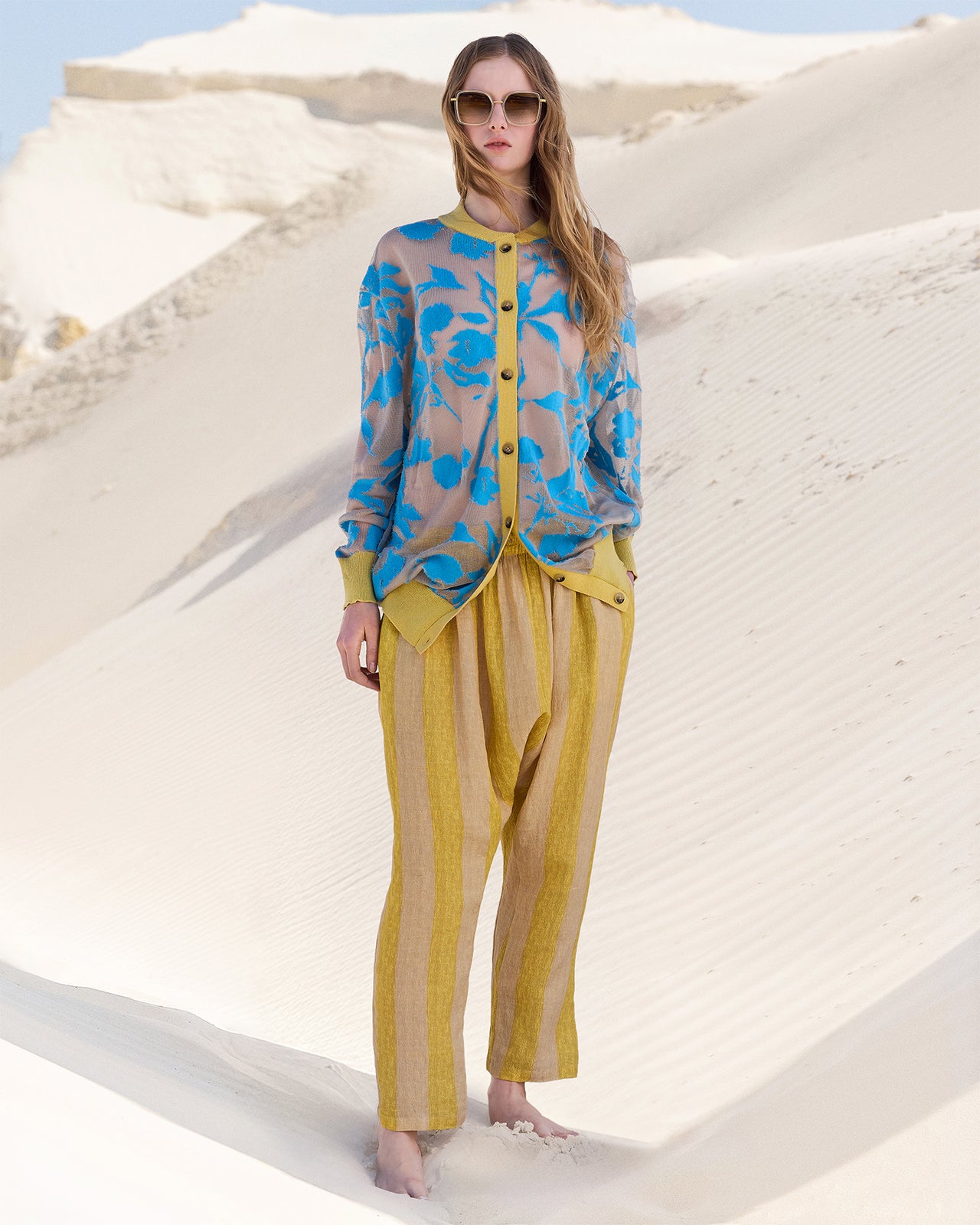 Pantalon Evira - Jaune - Image 1
