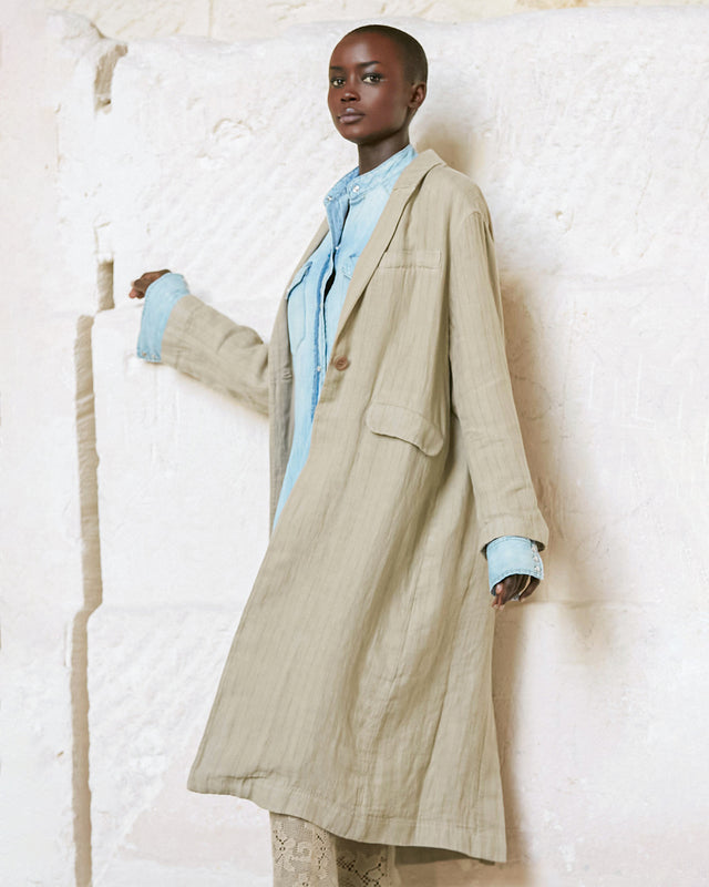 Manteau Mastroianni - Taupe - Image 3