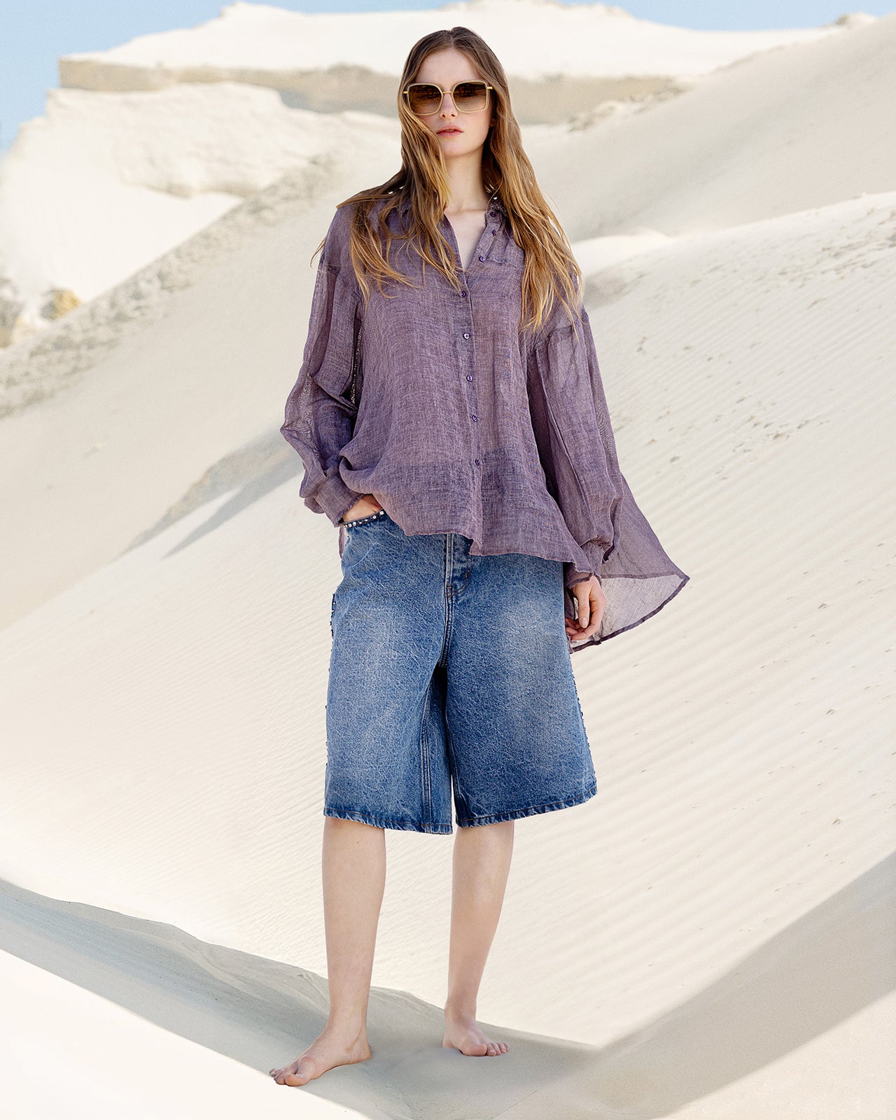 Chemise Flory - Violet - Image 1