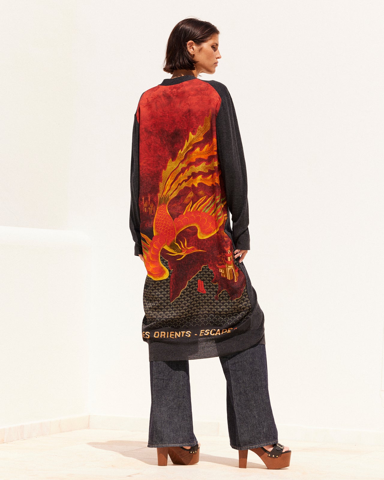 Flyn Coat - Charcoal - Image 3