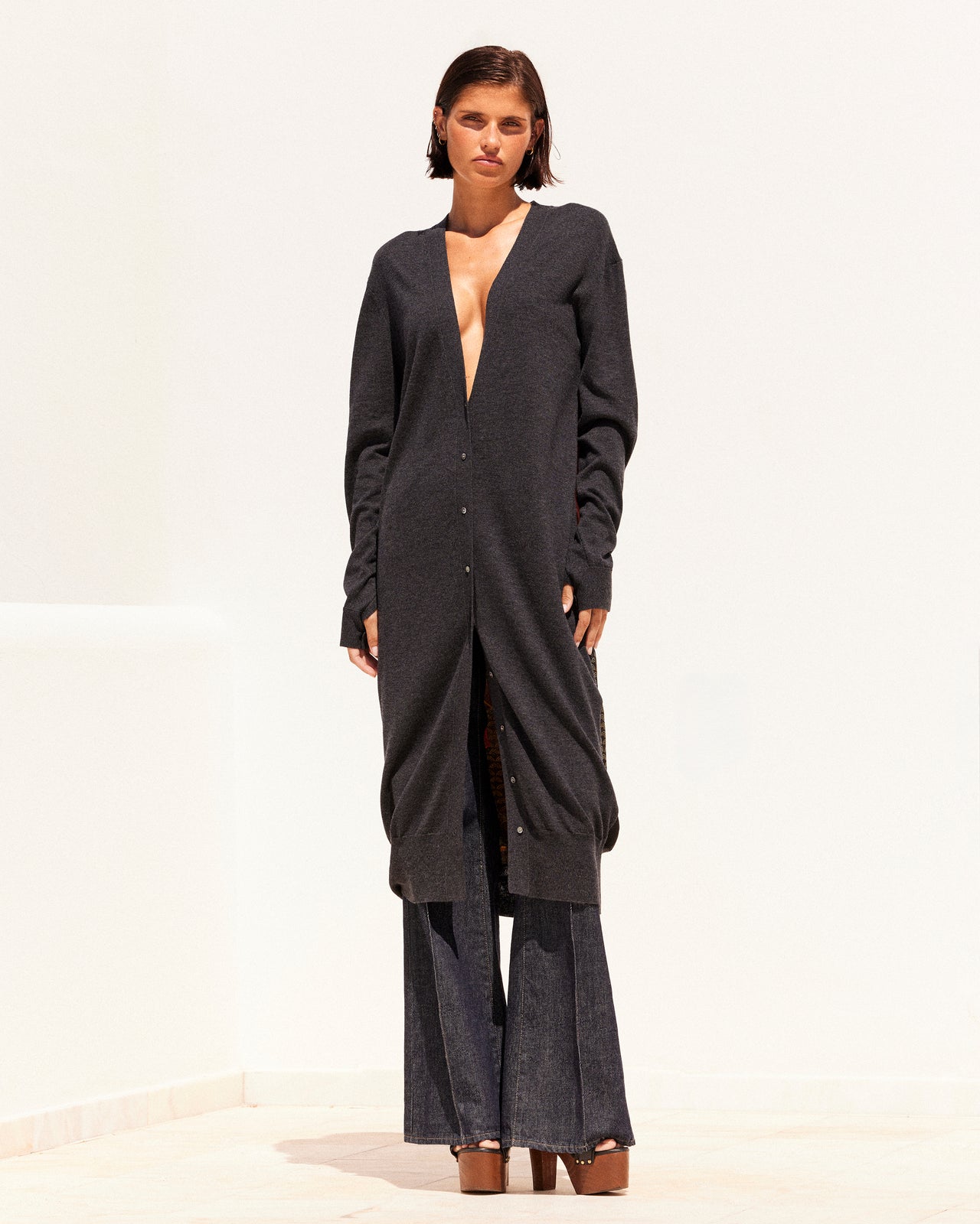 Flyn Coat - Charcoal - Image 1