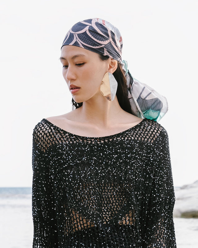 Foulard Bou  Turquoise | Mes Demoiselles Paris - Image 1