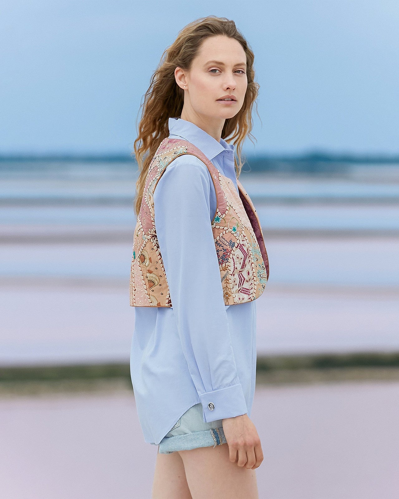Gilet New manipura Rose | Mes Demoiselles Paris - Image 1